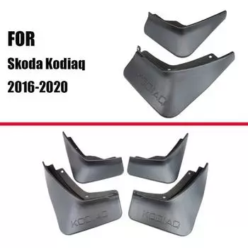 Для skoda kodiaq 2018-автоаксессуары, автомобильные крылья, брызговики, брызговики, передние и задние брызговики, щитки kodiak 18-20