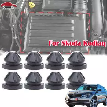 Для Skoda Kodiaq NS7 2016 2017 2018 2019 2020 2021 2022 капот бензинового двигателя воздухозаборный фильтр втулка буферная подушка 07C133588 2PCS
