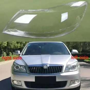 Для Skoda Octavia 2010-2014 крышка фар бутик прозрачный Lampshdade корпус фары из плексигласа заменить оригинальные линзы 1PCS left side