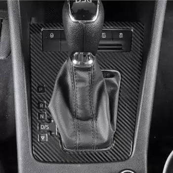 Для Skoda Octavia/RS 2015 ~ 2019 аксессуары LHD AT/MT автомобильный чехол для панели переключения передач чёрный