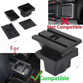 Для Skoda Octavia Ящик для подлокотника Для Skoda Yeti Mk2 A5 Подлокотник для автомобиля Ящик для хранения Автомобильные аксессуары Детали интерьера Простая установка