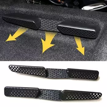 Для Skoda Yeti 2009-2017 Под сиденьем Пол Кондиционер Воздухозаборная решетка Защитная крышка Отделка для стайлинга автомобиля