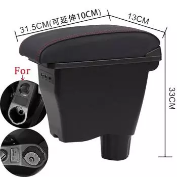 Для Smart Fortwo Armrest для Mercedes New Smart 453 Fortwo Forfour Car Armrest box Модернизация деталей Внутренний ящик для хранения 2015-2018