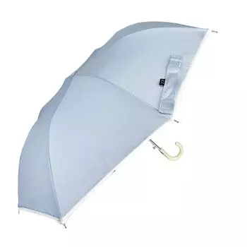 Для солнца и дождя складной ребристый косячок УФ-саксофон светло-голубой дождь, зонт, зонтик, зонт, женский 55 см, зонт с одним нажатием, стильный,