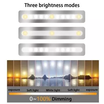 для солнцезащитного козырька, зеркальце для макияжа, перезаряжаемый автоматический инструмент для макияжа, регулируемая яркость светодиодных ламп, зеркало для макияжа