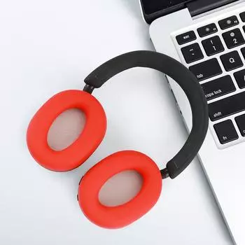 Для Sony WH-1000XM5 2 шт. силиконовые амбушюры наушники амбушюры сменные моющиеся потостойкие шумоподавляющие белый