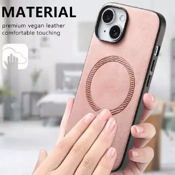 Для Sony Xperia 10 1 VI Роскошный кожаный бампер Магнитный для Magsafe Задняя крышка для Xperia 5 V 10 V 1VI 1 V 10VI Чехол для телефона с беспроводной зарядкой For Xperia 10 VI коричневый