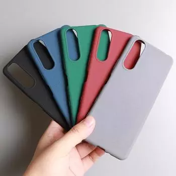 Для Sony Xperia 5 10 V чехол Silm Matte Standstone Мягкая задняя крышка для Xperia 10 1 III II Ace 1 5 10 IV силиконовый чехол for Xperia 1 II серый