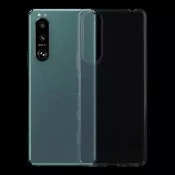 Для Sony Xperia 5 III ультратонкий прозрачный мягкий защитный чехол из ТПУ толщиной 0,75 мм