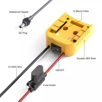 Для Starlink Mini Charger для Dewalt 18V/20V Batterys Plugging And Play Direct