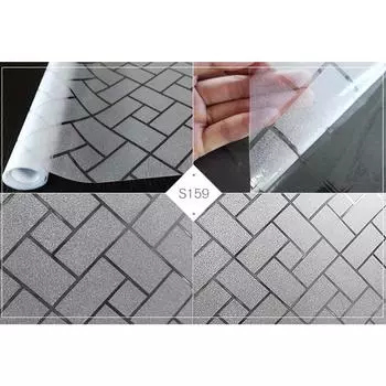 Для стеклянной двери статическая стеклянная наклейка цепляется за стеклянное окно