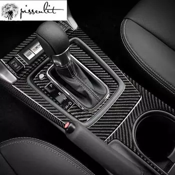 Для Subaru Forester 2014-2018 гг. Центральная консоль рулевого колеса из углеродного волокна, центральная панель управления, наклейка на салон, аксессуары