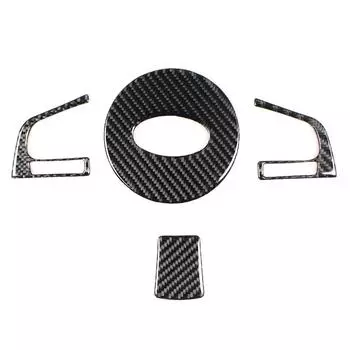 Для Subaru Forester 2016 2017 2018 Наклейка на руль из углеродного волокна для салона автомобиля Аксессуары для стайлинга автомобиля Наклейки на автомобиль 3D XXL