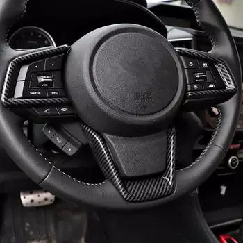 Для Subaru Forester SK XV Crosstrek GT Outback Legacy BS BT Накладка на руль Декоративные аксессуары для интерьера оранжевый