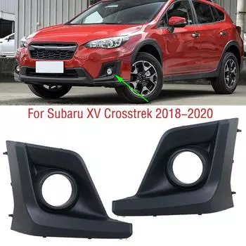 Для Subaru XV Crosstrek 2018 автомобильный передний бампер, противотуманная фара, рамка, крышка, противотуманная фара, накладка, крышка капота 1pc left