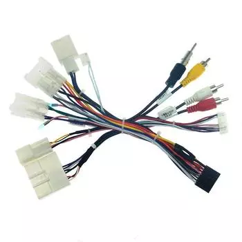 Для Subaru XV Crosstrek Forester 16-контактный аудиоадаптер жгута проводов + Canbus красный