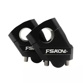 Для SUZUKI DL650 V-Strom 650 DL 650 VStrom 650 VStrom650 мотоцикла, стояк на руле, крепление, зажим для ручки, серебристый 22mm Black