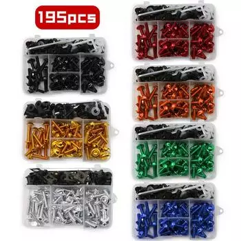 Для Suzuki GSF 250 400 1200 1250 600 600S 650 650S 650N BANDIT мотоцикл универсальный комплект болтов обтекателя с ЧПУ винты гайки золотой