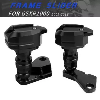 Для Suzuki GSXR1000 K9 GSX R 1000 GSX-R 1000 2009-2016 CNC Рама Слайдер Защита от Падения Обтекатель Защитная Накладка Защитная синий