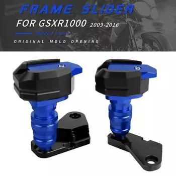 Для Suzuki GSXR1000 K9 GSX R GSX-R 1000 2009-2016 мотоциклетная рама слайдеры защита от падения обтекатель защита от удара протектор синий
