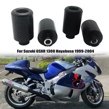 Для Suzuki Hayabusa GSXR1300 GSX1300R GSX 1300R 2008-2013 2009 2010 2011 2012 ползунки рамы мотоцикла аварийное падение чёрный