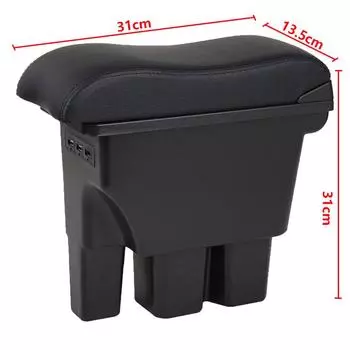 Для Suzuki Jimny Armrest box Для Jimny JB74 Подлокотник для автомобиля 2018-2025 Изогнутая поверхность кожа Простая установка Автомобильный ящик для хранения