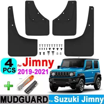 Для Suzuki Jimny Sierra JB64 JB74 автомобильные брызговики брызговики крыло передние и задние брызговики автомобиля чёрный