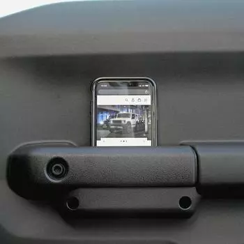 Для Suzuki JImny Sierras JB64 JB74 2 шт. ABS черный дверной внутренний подлокотник для хранения вещей контейнеры лоток аксессуары для транспортных средств CHINA