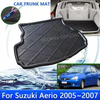 Для Suzuki Liana 2007 Aerio Baleno Sedan Htach 2005 2006 часть багажника коврик устойчив к высоким температурам ковровые принадлежности для хранения 1x