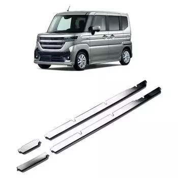 Для Suzuki Spacia Custom M K53S 2024 2024 Модифицированная яркая полоса, нижняя декоративная центральная передняя гальваническая решетка бампера M7Q9