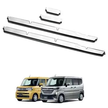 для Suzuki Spacia M K53S модифицированный передний бампер гальваническая декоративная полоса автомобильная хромированная отделка передней решетки автомобильные аксессуары