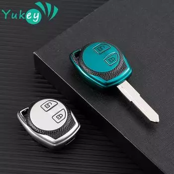 Для Suzuki SX4 Swift Liana Vitara Jimny Alto Ignis Esteem 2 кнопки TPU чехол для автомобильного ключа чехол для пульта дистанционного управления защитный чехол аксессуары красный