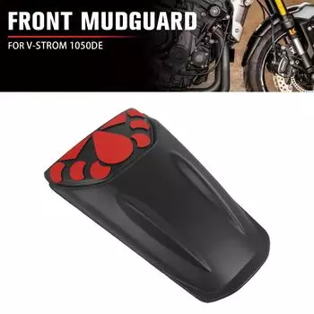 Для Suzuki V-Strom 1050DE Vstrom 1050de V-STROM 1050 DE 2025 2025, расширитель переднего крыла мотоцикла, расширение брызговика чёрный