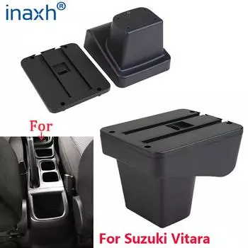 Для Suzuki Vitara Armrest Retrofit parts специальный центральный подлокотник для автомобиля ящик для хранения автомобильных аксессуаров USB для салона Простая установка