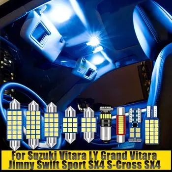 Для Suzuki Vitara LY Grand Vitara Jimny Swift Sport SX4 S-Cross SX4 Автомобильный светодиодный фонарь для чтения в салоне, подсветка номерного знака, багажника SX4 SCROSS(13-19)4P
