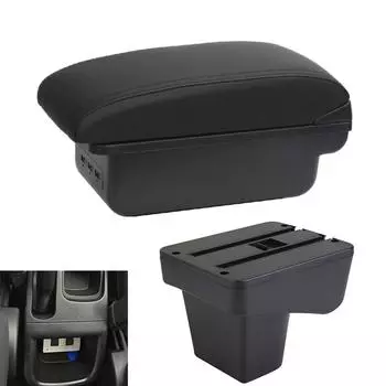 Для Suzuki Vitara подлокотник, содержимое центрального магазина, аксессуары для украшения автомобиля, специальная модификация, пепельница, USB-интерфейс чёрный