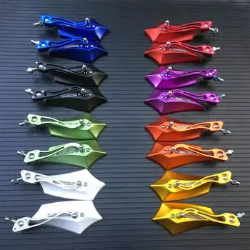 Для Suzuki Yamaha Bmw универсальное 8 мм 10 мм зеркало заднего вида для мотоцикла Atv Off-Road Biker аксессуары для мотоциклов