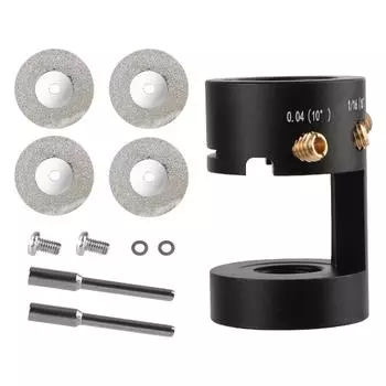 Для сварки TIG, шлифовальный станок для электродов, многоугловые офсетные сварочные инструменты с 4-канальной заточной головкой, шлифовальный станок для вольфрамовых электродов