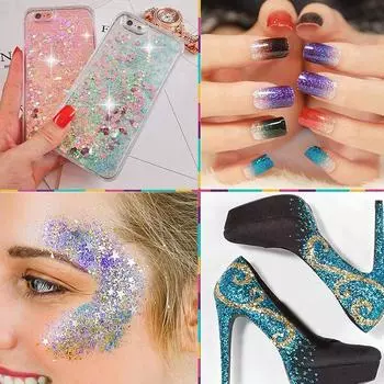 для сверхтонких смоляных блесток голографические блестки для лака для ногтей Декор Фестиваль Тела Лицо Глаз Волосы Блестки Искусство Ремесло Mak 11 фиолетовый