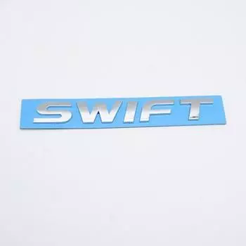 Для Swift 3D буквы логотип наклейка автомобиля задняя крышка багажника серебряная эмблема значок серебряный