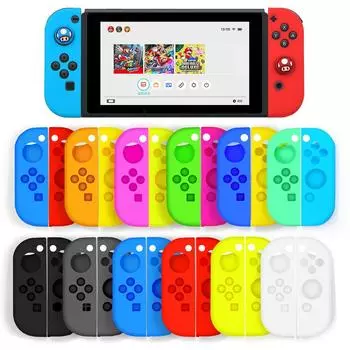 Для Switch Joycon Handle Силиконовый чехол для Switch Силиконовый набор для Switch Чехол для Nintendo Switch Console Shell Замена