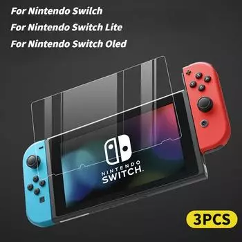 Для Switch Oled Lite Screen Protectos Anti-Scratch Nintendo Защитный чехол NS LCD Screen Protection Skin Закаленное стекло 1pcs/For Switch Lite