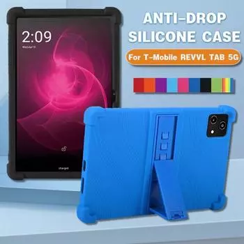 Для T-Mobile REVVL TAB 5G чехол 10,36-дюймовый планшет противоударный чехол T-Mobile REVVL TAB 5G мягкий силиконовый подставка защитный чехол красный