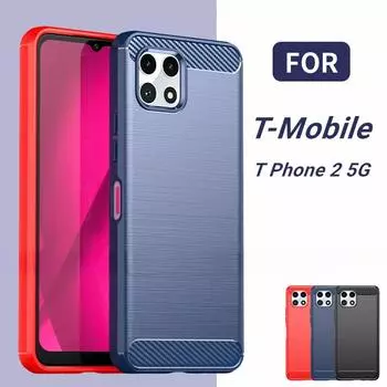 Для T-Mobile T Phone 2 5G Чехол T-Mobile T Phone 2 5G Чехол Противоударный силиконовый защитный телефон Черный чехол T-Mobile T Phone 2 5G For T Phone 2 5G чёрный