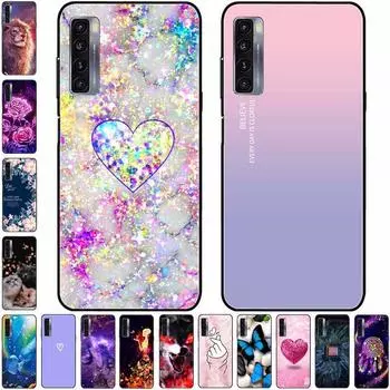 Для TCL 20 5G чехол мягкий симпатичный силиконовый чехол из ТПУ для TCL 20 5G чехол T781H T781K защитные чехлы для TCL20 мультяшный чехол TCL 20 5G