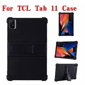 Для TCL Tab 11 9166G 10,95 дюйма, мягкая силиконовая подставка, регулируемый чехол для планшета TCL NxtPaper 11 9466X 10,95 дюйма TCL Tab 11 красный