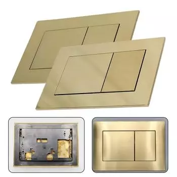 Для TECE Dual Flush Actuator Plate Push Button Plate Gold Concealed Cister Toilet Flush Button Bathroom Toilet Accessories