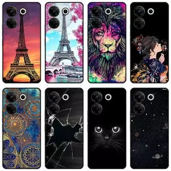 Для Tecno Camon 20 Pro 5G Camon20 Premier 5G чехол Мягкая силиконовая задняя крышка чехол для телефона с рисунком из мультфильма Креатив For Tecno Camon 20