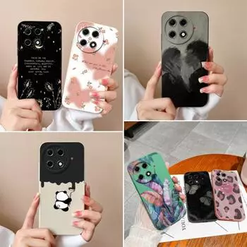 Для Tecno Camon 30 30S Pro 30C Spark Go 1 2025 Pop 9 20 Pro Чехол-оболочка Lovely Panda Эстетические ультратонкие жидкие силиконовые парные чехлы для Tecno Capa Tecno Camon 30S