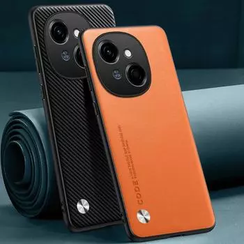 Для Tecno POP 9 Простой чехол из искусственной кожи для Tecno POP9 Spark GO 1 2024 Матовый силиконовый бампер Противоударный жесткий чехол для Tecno POP9 Tecno POP9